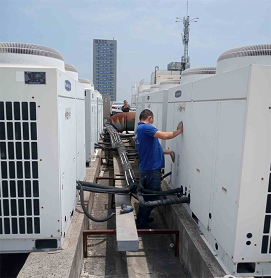 宿迁市中央空调制热和不制冷系统维修方法